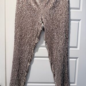 Chicos Sequin Embellished and velvet Pants